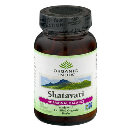 Organic India Shatavari supplément de plantes Veg Capsules - 90 CT