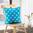 thumbnail image 5 of LALILO Throw Pillow Covers Retro Repeat Blue Color Geometric Retro Cushion Cover 18" x 18", 2 Pack, 5 of 6