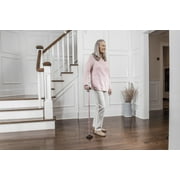 HurryCane Freedom Edition Folding Cane with T Handle, Pastel Pink