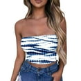 thumbnail image 1 of Tube Tops, Womens Printed Strapless Yoga Exercise Chest Wrap Pullover, 1 of 4