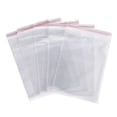 thumbnail image 4 of 100pc Plastic Zip Lock Bags Resealable Packaging Bags Top Seal Self Seal Bag Rectangle Clear, 4 of 6