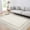 Light Ochre, variant on Modern Bordered Area Rug, 10x13, Non Slip, Low Pile, Stain Resistant, Blue