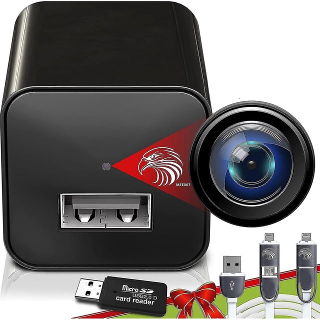 Spy Camera Charr - Hidden Camera - Pack - Mini Spy Camera 1080p - Usb Charr Camera - Hidden Spy Camera - Hidden Nanny Cam - Hidden Spy Cam