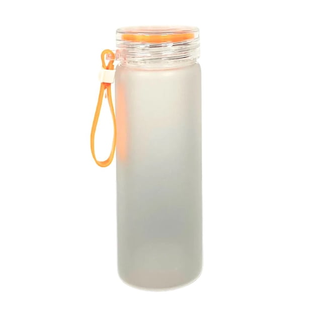Botella de Cristal para sublimación TLP B16 color Naranja 1pz