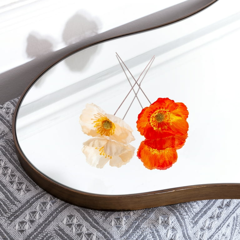 Irregular Gold-Frame Wall Mirror, Cloud Shaped Asymmetrical Mirror