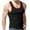 Black, variant on Dgankt Men's Cotton Tank Top Men's Summer Knit Vertical Stripe Workout Crew Neck Tank Top Tank Top Mens