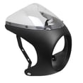 thumbnail image 1 of Universal Motorcycle Cafe Racer 7Inch Headlight Handlebar Fairing Windshield Kits for Sportster Bob, 1 of 5