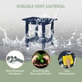 thumbnail image 4 of WestinTrends Sage HDPE Poly Plastic Waterproof Bathroom Shower Bench, Navy Blue, 4 of 14