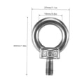 thumbnail image 2 of Phenofice Stainless Steel D Rings Kayak Hanger Eyelet Hooks Silver 1Set, 2 of 8