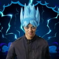 thumbnail image 2 of Anime Warrior Adult Blue Costume Wig, 2 of 3