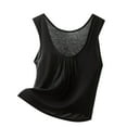 thumbnail image 2 of Pejock Women's Summer Tank Tops, Breathable Pleated Sleeveless Tops, Loose Fit Casual Blouse, Flowy Round Neck Shirt, Lightweight & Comfortable, Beach & Streetwear, 2 of 5