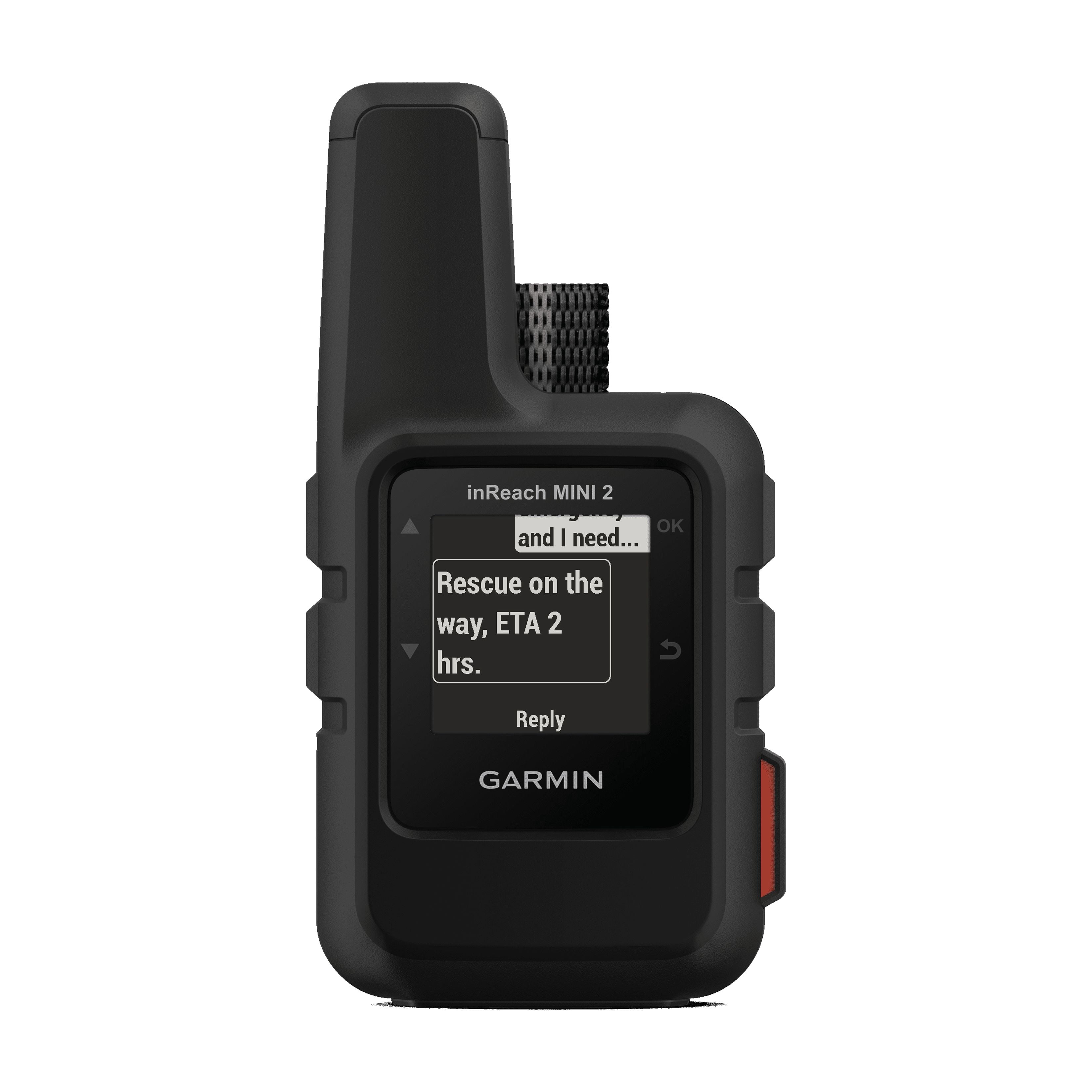 Garmin inReach Mini 2 Portable GPS Handheld for Hiking, Two-Text Messaging Device Bundle with Accessories (Black)