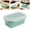 C, variant on Clearance Under $4, 1 Pack Collapsible Silicone Food Storage Container, 550ml Reusable Lunch Box with Lid, Microwave and Freezer Safe Bowl for Meal Prep and Travel(Pine Green)
