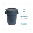 thumbnail image 5 of Boardwalk Round Waste Receptacle LLDPE 32 gal Gray 32GLWRGRA, 5 of 6