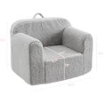 thumbnail image 4 of Ulax Furniture Kids Armchair Toddler Couch Baby Sofa Chair with Sherpa Fabric for Boys and Girls (Beige), 4 of 4
