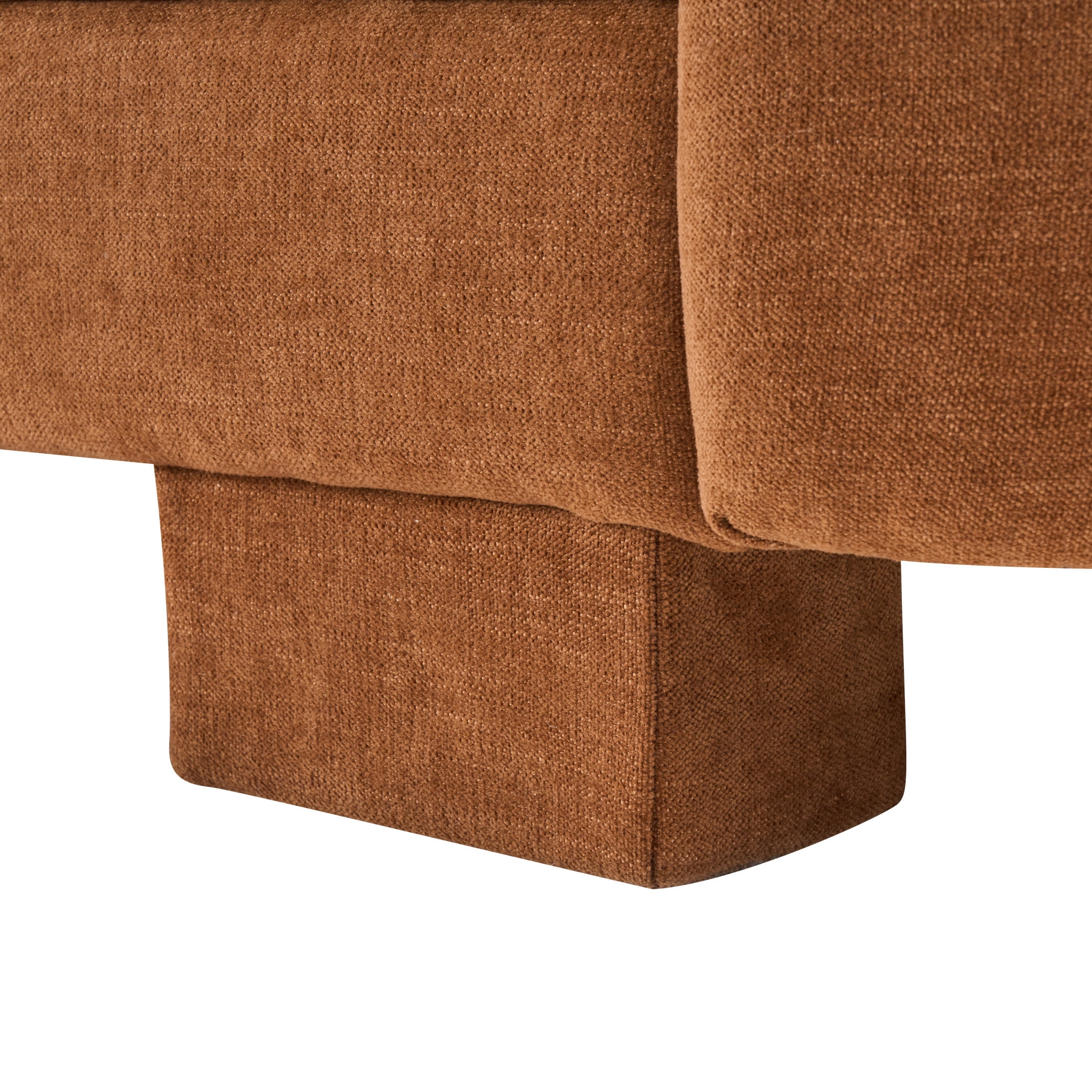 Christopher Knight Home 77.5" Modern Upholstered Sofa, 3 Seater Living Room Couch, Caramel
