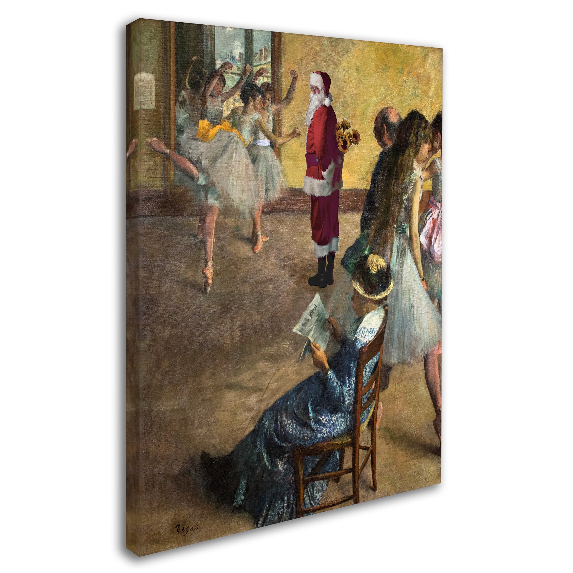 Trademark Fine Art 'Degas-The Dance Class' Canvas Art by Ed Wheeler