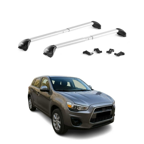 OMAC Roof Rack Cross Bars for Mitsubishi Outlander Sport 2011-2024 Silver Carrier