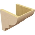thumbnail image 5 of 9"W x 9"D x 9"H Wide Ridgewood Rough Cedar Woodgrain TimberThane Corbel, Primed Tan, 5 of 6
