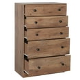 thumbnail image 4 of VEIKOUS Oversized 5-Drawer Dresser Chest, Large Storage Dresser for Bedroom Storage, Oak, 4 of 12