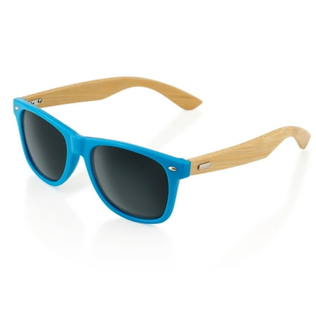 Fashion Vintage Wood Wooden Frame Mens Womens Glass Bamboo ...
