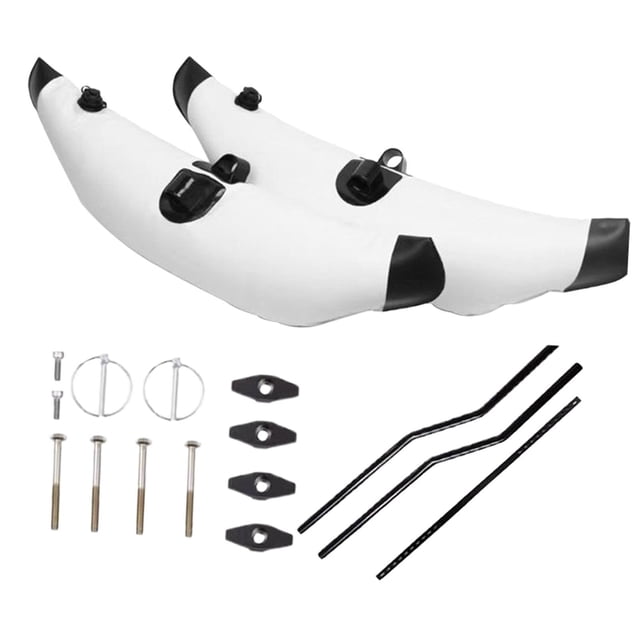 2x Accesorios de kayak estabilizador de kayak, flotador de estabilizador de kayak inflable para agua de canoa kayak flotador de flotación de pesca