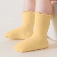 thumbnail image 6 of RFQWOVSR Baby Cotton Ruffle Crew Socks in Solid Colors, 6 of 6