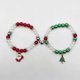 thumbnail image 2 of Pulsera elástica Xihbxyly con letras rotas y cuentas para regalo de San Valentín y Navidad, 2 of 2