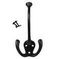 thumbnail image 3 of GlideRite 4-1/2 in. Large Tri Wall Coat Hooks, Oil Rubbed Bronze, Pack of 5, 3 of 4