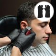 thumbnail image 2 of Non-slip Hair Dye Gloves Wet and Dry Hair Shampoo Barber Gloves Cleaner for Women Men (Black), 2 of 4
