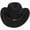 A72-Black, variant on Ccpelsie Toddler Baby Cowboy Hat Infant Baby Boys and Girls Cowgirl Hats for 2t 3t 4t 5t 6t 7t Kids Western Cowboy Hat(Khaki,3-18 Years)