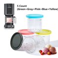 thumbnail image 1 of Récipient d'Une Pinte Creami Compatible avec la Machine à Crème Glacée Creami Deluxe de la Série NC299 NC300 avec Couvercle Étanche, Lavable au Lave-Vaisselle (Jaune 1 Pce), 1 of 4