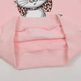thumbnail image 6 of Popshion Toddler Girls Pink Cat Sweatshirts and Cat Paw Print Pants Leggings Outfit Set 2-3T, 6 of 7