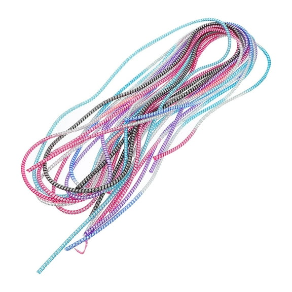 Raindrops 8Pcs Spiral Wrap Cable Tube Assorted Color Coiled Tube for Office Organization Cable Protection