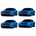 thumbnail image 3 of Flashtech RGB Multi Color Changing LED Halo kit for 2015-2023 Dodge Challenger Headlights, 3 of 10