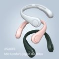 thumbnail image 2 of JISULIFE Ventilateur de Cou Portable, Ventilateur Mains Libres Sans Pales, Ventilateur Personnel Portable à Batterie 4000 mAh, Ventilateur de Bureau Alimenté par USB, 3 Vitesses - Gris, 2 of 8