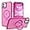 Rose, variant on for iPhone 11 Case with Invisible  Ring Stand Translucent iPhone 11 Phone Case 6.1" [Compatible with MagSafe][-Grade Drop Protection][Great Grip Feeling], Wine Red