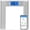 Silver, variant on 550lb Digital Bathroom Scale for Body Weight and BMI Via Smart APP, High Accuracy Assured by Weighing Professional Since 2001, 8mm Tempered Glass, Extra Large Blue Backlit LCD, Black