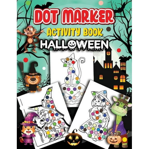 Halloween Dot Marker Activity Book, (Paperback)