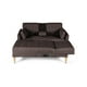 thumbnail image 5 of Sala Modular Reversible De Lino Chocolate Modelo Carlton, 5 of 13