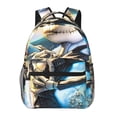 thumbnail image 1 of Goofa The Nightmare Before Christmas Pattern Casual Backpack for School & Travel – Lightweight Ergonomic Backpack with Laptop Compartment, Multiple Pockets-One Size, 1 of 5