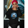 thumbnail image 2 of Crazy Halloween Lady. Sweatshirt Women -Image by Shutterstock, Female Large, 2 of 4