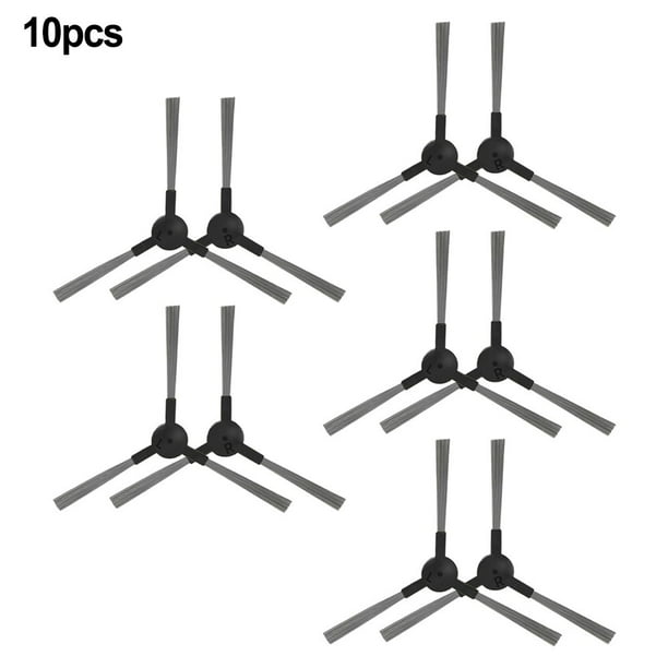 KDJ Robot Vacuum Cleaner Side Brushes for VCR04W, Replacement Parts Compatible with for Midea, High-Quality Accessories for Efficient Corner Cleaning, Easy Installation, 10 Pack