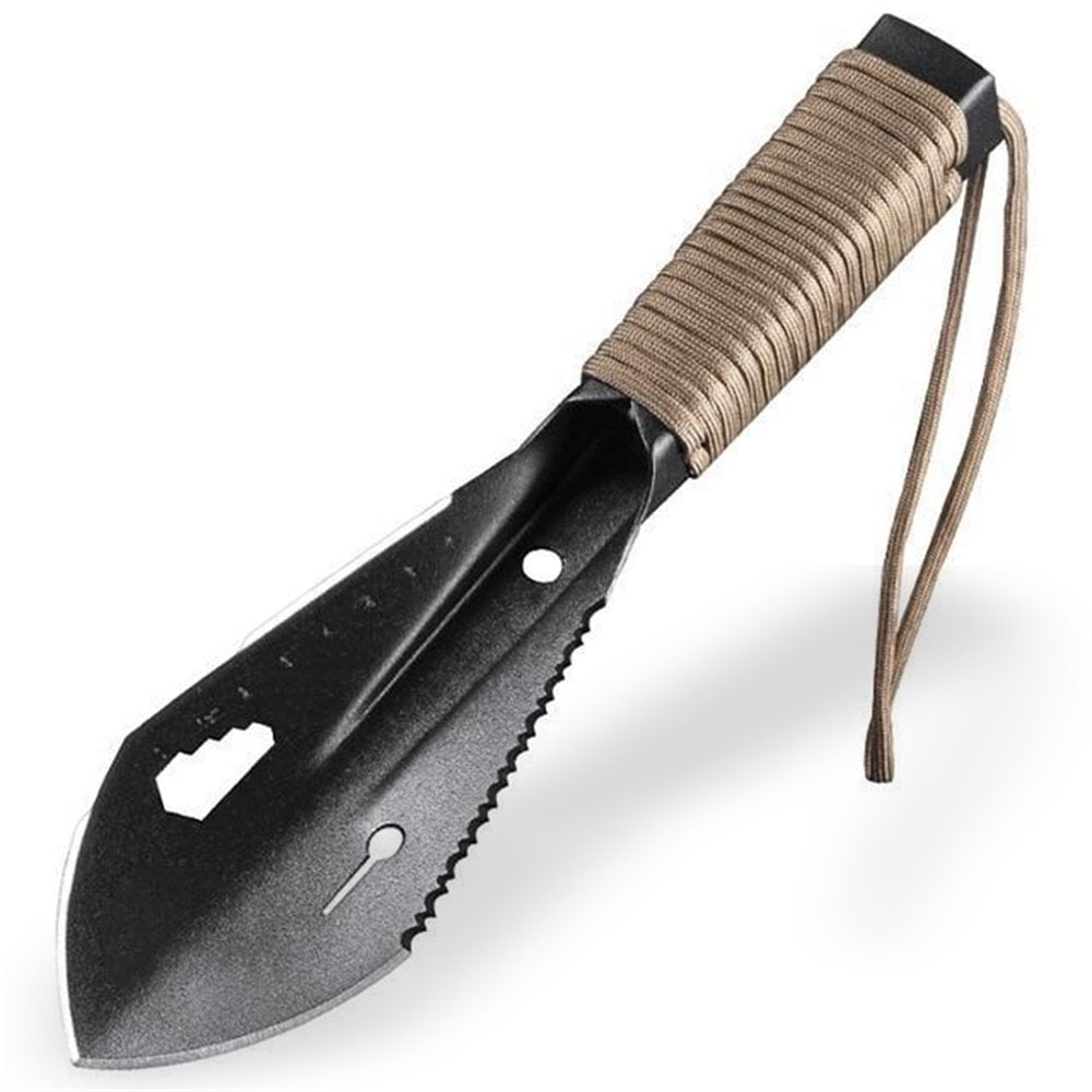 FNNMNNR Hiking Hunting Trowel Gardening Spade Garden Scoop Outdoor Survival Multitool Campers Equipment Adults Fishing Gear Supplies