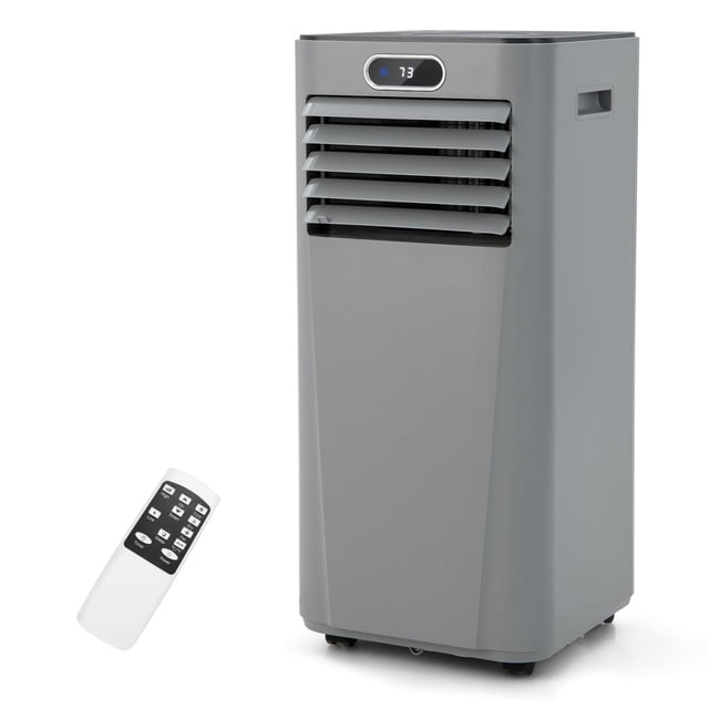 Giantex 3-in-1 Portable Air Conditioner w/Remote Control, 10000 BTU AC Unit w/Cooling, Dehumidifying, Fan & Sleep Mode, 24H Timer & LED Display, Cools Up to 350 sq.ft, Air Cooler w/ Window Kit