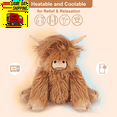 Highland Cow Stuffed Animals, Microwavable Stuffed Animals Heating Pad