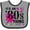 Heather and Black, variant on Inktastic It's an '80s Thing Boys or Girls Baby Bib