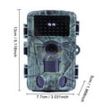 thumbnail image 3 of 2.7K 60MP WiFi Trail Camera Night Vision Waterproof Hunting Camera with 2 Inch Screen for Outdoor Wildlife Monitoring, 3 of 8