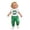 A-Green2, variant on Newborn Girls Sets St Patricks Day Green Plaid Short Sleeve Tops With Pants Baby Girls Outfits Holiday Party Wear