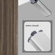 thumbnail image 5 of Tope de puerta Invisible Hugtrwg acero inoxidable Para estrenar, 5 of 7